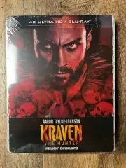 Kraven the Hunter w. Steelbook (4K UHD + Blu-ray, EU Import, Region Free) *NEW*