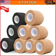 Self Adhesive Bandage Wrap 2" x 5 Yards Cohesive Vet Tape First Aid Kit US