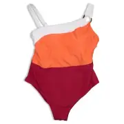 Terra and Sky Women's Plus Striped One Piece size 5X 32W-34W