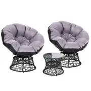 Gardeon Outdoor Lounge Setting Furniture Wicker Pa