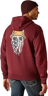 [ARIAT] Men's Rebar Born for This Full Zip Hoodie
