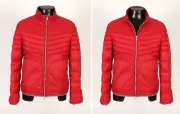 New $3395 BRUNELLO CUCINELLI Nylon Goose Down Puffer Jacket - Red - S / M