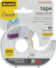 Scotch Scrapbooking Tape Photo Document Mending 3/4"X400" Home School Office