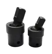 2Pc 3/8" & 1/2" Drive Cr-Mo Ball Type Universal Joint Impact Socket Adapter Set