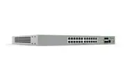 Allied Telesis 24-port 10/100TX PoE+ stackable switch with 4 x 100/1000X SFP uplink/stacking ports. AU Power Cord.