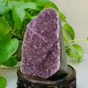 1160g Natural Amethyst Geode Mineral Specimen Crystal Quartz Energy Decoration