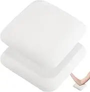 2 Packs Elbow Rest Pads for Desk, TOROKOM Silicone Nail Tech Elbow Rest Soft Elbow Wrist Rest, Non-Slip Elbow Pad Arm Rest Support Ergonomic Elbow Rest Pad for Nail Tech, Computer Office(White)