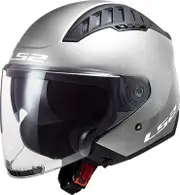 LS2 OF600 Copter, open face helmet , color: Matt-Silver , size: S