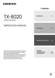 Onkyo TX-8020 Tuner Owners Manual