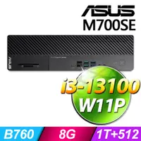 在飛比找PChome24h購物優惠-(商用)ASUS M700SE(i3-13100/8G/1T