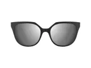 Lucyd Smart Sunglasses | Moonshot Model | Open Ear | Noise Canceling Mics | Voice Assistants Compatible | Narrow Size Polarized UV400 Silver Mirror