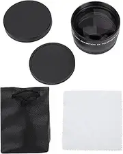 2X Magnification 58MM Universal Teleconverter Telephoto Lens, High Definition for Distant Scenery Detail, Genuine Portrait Perspective, Lightweight, Premium Optical Glass,