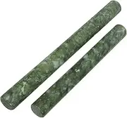 BESTYASH 2Pcs Jade Rolling Pin Ergonomic Dough Roller for Baking Non Stick Surface for Dumpling Buns and More Tool