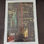 Vintage Jigsaw Puzzle New York Night Statue Of Liberty Unopened 1000 PC's