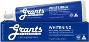 Grants Natural Whitening Toothpaste w/Baking Soda & Peppermint110g