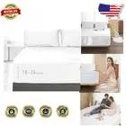 California King Fitted Sheet: Extra Deep Pocket 22" 100% Cotton Sateen, White