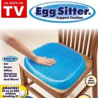在飛比找Yahoo!奇摩拍賣優惠-【SG237】蜂巢凝膠健康坐墊 Egg Sitter新型蛋托