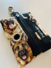German Shepherd Dog Poo Bag Dispenser - Handmade
