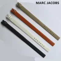 在飛比找蝦皮購物優惠-代用MARC JACOBS真皮錶帶黑棕白灰色女士帶一條過牛皮