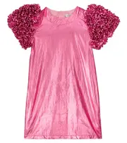 [Marc Jacobs Kids] Marc Jacobs Kids Ceremony floral sleeved dress Y 10 pink