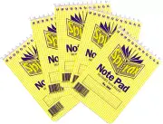 Spirax 96 Page 5Mm Ruled Notebook Pack of 5, No.560 Top Opening 112X77Mm