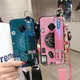 適用VIVO V1930手機殼腕帶支架防摔創意相機硅膠軟保護套潮女新款