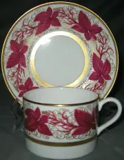 William Yeoward Hampton Court Rose Cup Saucer Set