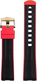 [GUMMMY] Rubber Silicone Watch Strap Fit for Omega Seamaster 300 AT150 Aqua Terra Ultra Light 8900 Steel Buckle 20mm Watchband Bracelets