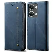 For Oneplus Ace 2v/nord 3 5g Jeans Cloth Texture Wallet Phone Case Pu Leather Stand Cover