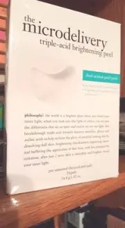 Philosophy Microdelivery Triple-Acid Brightening Peel Pads DELUXE SIZE 24 ct NIB