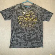 Fast & Furious by Affliction NWT Mens XL/2XL Gray Camo T Shirt Torettos Garage