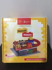 mcdonalds maccas makers nova brix glowing sign lego compatiable promo shop model
