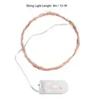 (Blue)4m 40LEDs Copper Wire Battery Powered String Fairy Light Xmas CT