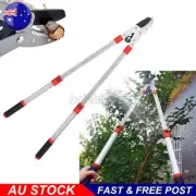 Extendable Telescopic Tree Pruner Shears Garden Branch Cutter Lopper Heavy Duty