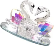 NOLITOY Nail Art Crystal Cup Swan Shape Manicure Liquid Bowl Easy to Use Clean
