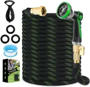 Garden Hose 100 Ft, NON-EXPANDABLE Ultra Lightweight & Flexible Water Hose with