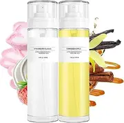 Strawberry Clouds Ultra-Concentrated Perfume Mist, Hair & Body Mist, Luxury Strawberrys Milk Perfume Oil, Rollerball Travel Mini, Long-Lasting, Mood-Boosting - 120ml/4oz (01#+02#)