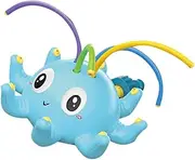Kisangel Water Sprinkler for Fun Cartoon Octopus Shape Outdoor Sprinkler Summer Water Play for Engaging Activity for Boys for Family Fun