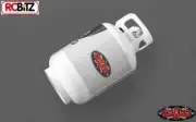 Black Dino TOY 10th Aluminum Propane Tank Gas Bottle WHITE RC4WD Z-S1613 RC