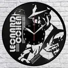 Leonard Cohen Vinyl Record Wall Clock Fan Art Home Decor 12" 30cm 1187