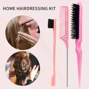 3Pcs/Set Double Sided Edge Control Hair Comb Hair Styling Hair Brush T===