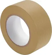 X AUTOHAUX 1 Pc 2 Inches x 60.1 Yards Universal Painters Tape - DIY Car Auto Paint for Masking Tape No Residue - Crepe Paper Brown