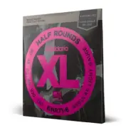 6 String Half Round Bass Guitar Strings, Light 30-130, Long Scale ENR71-6