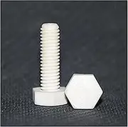 6/8/10pcs Hex Plastic Screw M3 M4 M5 M6 Size Hexagon Socket Drive Male Bolt Thread Pitch PPS High Temperature Resistance 6mm-70mm Long(M6 x 50mm (6pcs))
