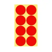 8/13/25/50mm Colour Sticker Dots Adhesive Round Labels Circular Scrapbooking Red
