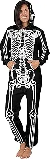 [Nawoshow] Women Men Long Sleeve Playsuit Adult Onesie Jumpsuit Pajamas