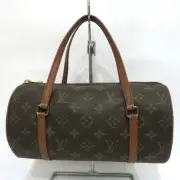 Used Louis Vuitton Papillon PM 26 Handbag AB Rank Old Model M51366 Monogram Wo