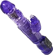Trinity Vibes Thrusting Purple Rabbit Vibrator