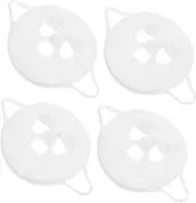 4Pcs Facial Steamer Towel Mask Reusable Cold Hot Compress Skin Care Mask Ultrasoft Coral Fleece Spa Towels for Women Moisturizing Facial Use Portable and Machine