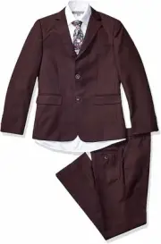 Geoffrey Beene Boy's Suit Modern Fit 5-Piece Suit Set - Colors